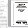 Hyster Forklift Truck F006 H6.00 7.00XL Europe Parts Manual 897619 1