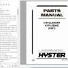 Hyster Forklift Truck F007 H170 280HD Parts Manual 1500811 1