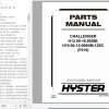 Hyster Forklift Truck F019 H13.00 16.00XM H10.00 12.000XM 12EC Europe Parts Manual 1557029 1