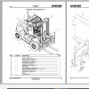 Hyster Forklift Truck F019 H13.00 16.00XM H10.00 12.000XM 12EC Europe Parts Manual 1557029 3