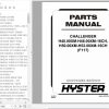 Hyster Forklift Truck F117 H40.00XM H48.00XM 16CH H50.00XM H52.00XM 16CH Europe Parts Manual 1615872 1