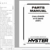 Hyster Forklift Truck G007 H170 280HD Parts Manual 1556869 1