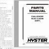Hyster Forklift Truck G007 H8.00 12.00XM Europe Parts Manual 1557030 1