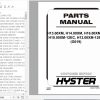 Hyster Forklift Truck G019 H13.00XM H14.00XM H16.00XM 6 H10.00XM 12EC H12.00XM 12EC Europe Parts Manual 1660387 1