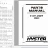Hyster Forklift Truck G024 S135FT S155FT Parts Manual 4069483 1