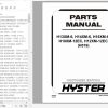 Hyster Forklift Truck H019 H13XM 6 H14XM 6 H16XM 6 H10XM 12EC H12XM 12EC Europe Parts Manual 1
