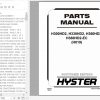 Hyster Forklift Truck H019 H300HD2 H330HD2 H360HD2 H360HD2 EC Parts Manual 4034973 1