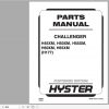 Hyster Forklift Truck H177 H45 65XM Parts Manual 1458509 2