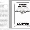 Hyster Forklift Truck J004 S80FTS80FTBCSS100FTS100FTBCSS120FTS120FTSS120FTPRS Parts Manual 4128401 1