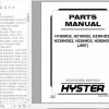 Hyster Forklift Truck J007 H190HD2 H210HD2 H230HD2 H230HDS2 H250HD2 H280HD2 Parts Manual 4034341 1