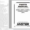Hyster Forklift Truck J007 H8XM 6 H9XM 6 H10XM 6 H10XMS 6 H12XM 6 Europe Parts Manual 4034117 1
