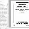 Hyster Forklift Truck J019 H300HD2 H330HD2 H360HD2 H360HD2 EC Parts Manual 4059541 1
