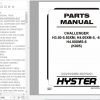 Hyster Forklift Truck K005 H3.50 5.50XM H4.00XM 5 6 H4.00XMS 6 Europe Parts Manual 1466126 1