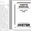 Hyster Forklift Truck K006 H6.0FT H7.0FT Europe Parts Manual 4053216 1