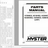 Hyster Forklift Truck L007 H190HD2 H210HD2 H230HD2 H230HDS2 H250HD2 H280HD2 Parts Manual 4133462 1
