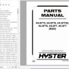 Hyster Forklift Truck R005 H4.0FT5 H4.0FT6 H4.5FTS5 H4.5FT6 H5.0FT H5.5FT Europe Parts Manual 4047193 1