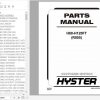 Hyster Forklift Truck R005 H80 H120FT Parts Manual 4047190 1