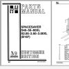 Hyster Forklift Truck Spacesaver B187 S40 50 60XL S2.00 2.50 3.00XL Parts Manual 852613 1
