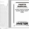 Hyster Forklift Truck U005 H4.0FT5 H4.0FT6 H4.5FTS5 H4.5FT6 H5.0FT H5.5FT Europe Parts Manual 4128545 1