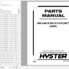 Hyster Forklift Truck U005 H80 H90 H100 H110 H120FT Parts Manual 4128542 1