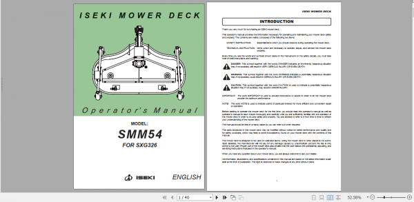 Iseki Agricultural 3.09 GB Parts Manual Operator Manual CD 4