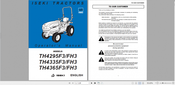 Iseki Agricultural 3.09 GB Parts Manual Operator Manual CD 5