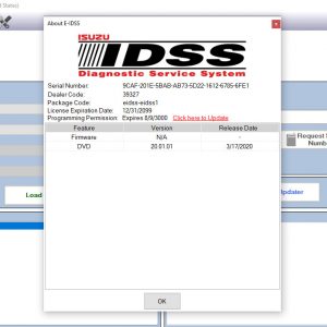 Isuzu E-IDSS Diagnostic Service System 03.2021 Release Full Diagnostic Tool DVD Isuzu E Idss Diagnostic Service System 03.2021 Release Full Diagnostic Software Dvd 1