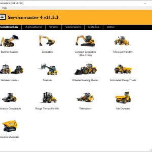 JCB ServiceMaster 4 v21.5.3 07.2021 Diagnostic Software DVD 1