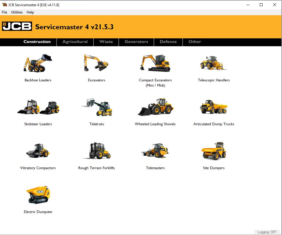 JCB ServiceMaster 4 v21.5.3 07.2021 Diagnostic Software DVD 1
