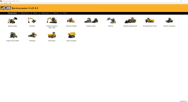 JCB ServiceMaster 4 v21.5.3 07.2021 Diagnostic Software DVD 2