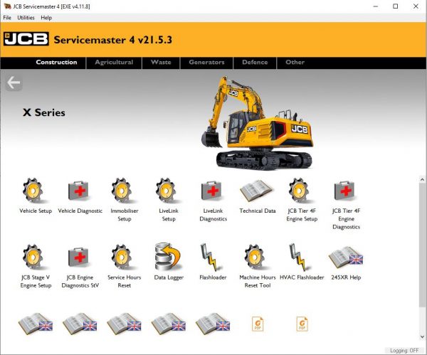 JCB ServiceMaster 4 v21.5.3 07.2021 Diagnostic Software DVD 6