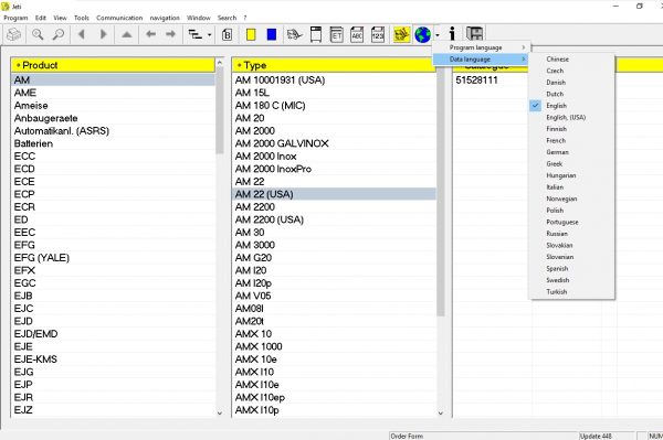 JUNGHEINRICH JETI ForkLift ET v4.36 Updated 448 07.2021 Spare Parts Catalog Full Instruction 5
