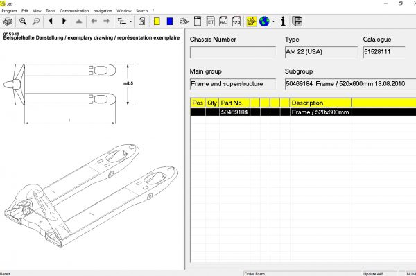 JUNGHEINRICH JETI ForkLift ET v4.36 Updated 448 07.2021 Spare Parts Catalog Full Instruction 6