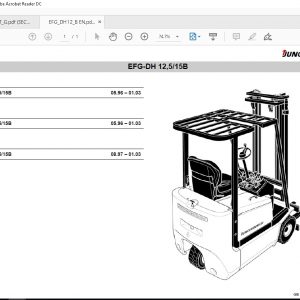 JUNGHEINRICH JETI ForkLift SH v4.36 Updated EN 06.2021 DE 07.2020 Service Information 3