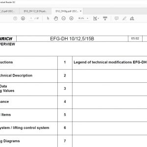 JUNGHEINRICH JETI ForkLift SH v4.36 Updated EN 06.2021 DE 07.2020 Service Information 4