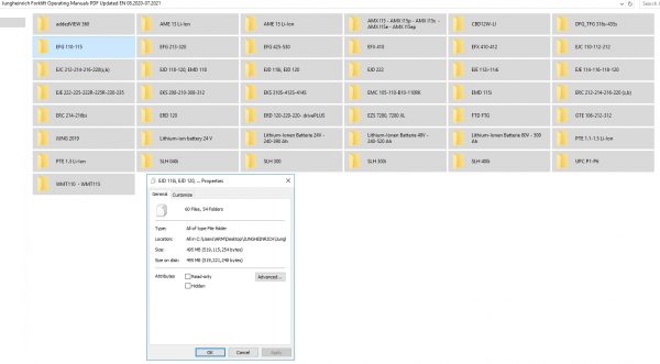 Jungheinrich Forklift 5.8GB Operating Manuals PDF EN Updated 07.2021 1