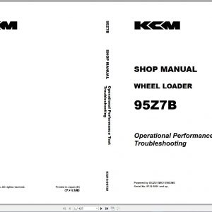 Kawasaki KCM Wheel Loader 18.5GB PDF 2021 Service Manual Part Manual and Operation Maintenance Manual 15