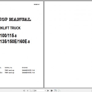 Komatsu Forklift Truck EX50 Series Shop Manual BEE08E1 07 1