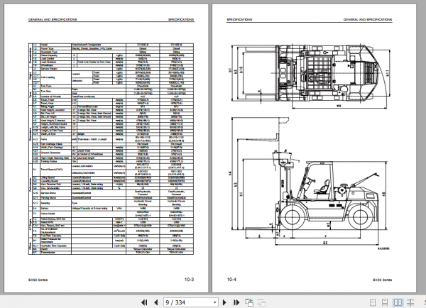 Komatsu Forklift Truck EX50 Series Shop Manual BEE08E1 07 2