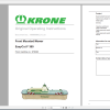 Krone Agricutural 16.7Gb All Model Opearation Manual Updated 06.2021 English Version 11