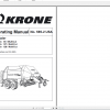 Krone Agricutural 16.7Gb All Model Opearation Manual Updated 06.2021 English Version 2
