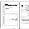 Krone Agricutural 16.7Gb All Model Opearation Manual Updated 06.2021 English Version 8