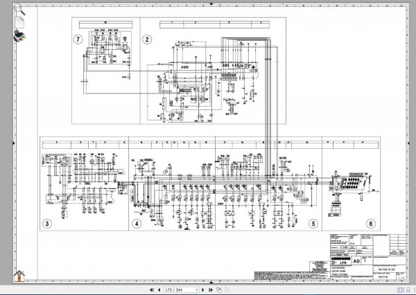 Liebherr Electrical and Hydraulic Schematic Diagram R904C R984C Schemas Terrassement FR 4
