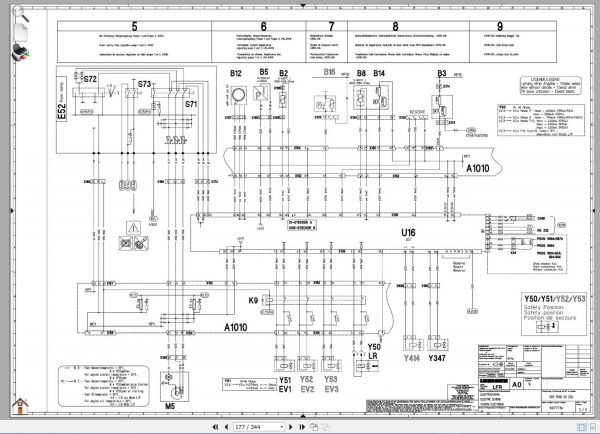 Liebherr Electrical and Hydraulic Schematic Diagram R904C R984C Schemas Terrassement FR 6