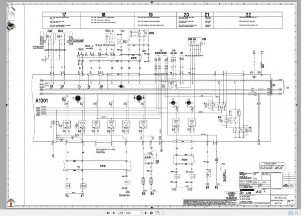 Liebherr Electrical and Hydraulic Schematic Diagram R904C R984C Schemas Terrassement FR 7