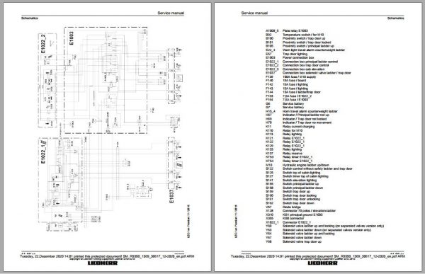 Liebherr Mining Crawler Excavator R9350 1369 30617 12 2020 Service Manual 4