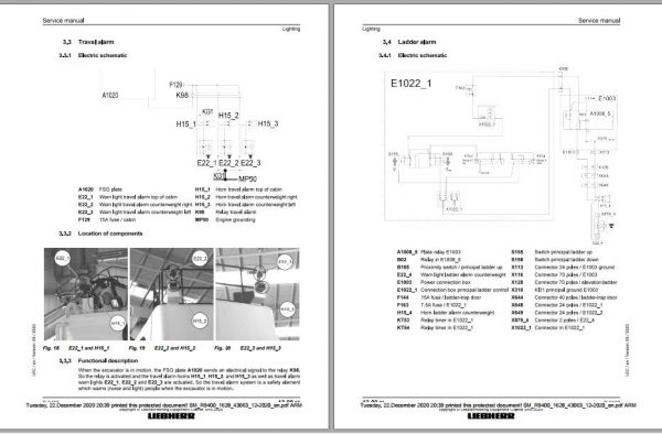 Liebherr Mining Crawler Excavator R9400 1628 43063 12 2020 Service Manual 4