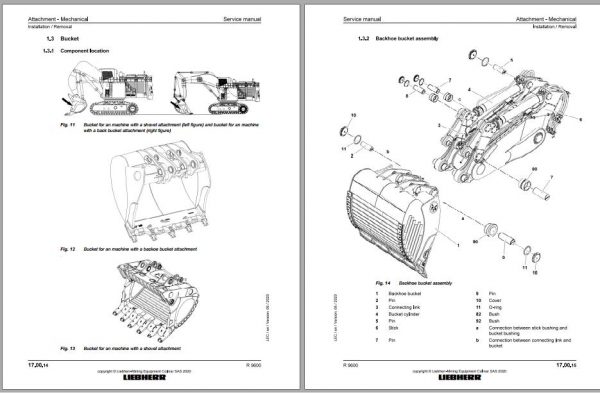 Liebherr Mining Crawler Excavator R9600 1391 47002 12 2020 Service Manual 4