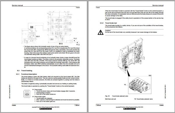 Liebherr Mining Crawler Excavator R9800 1282 18181 12 2020 Service Manual 4