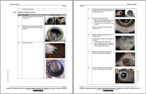 Liebherr Mining Crawler Excavator R996B 1281 26049 12 2020 Service Manual 3